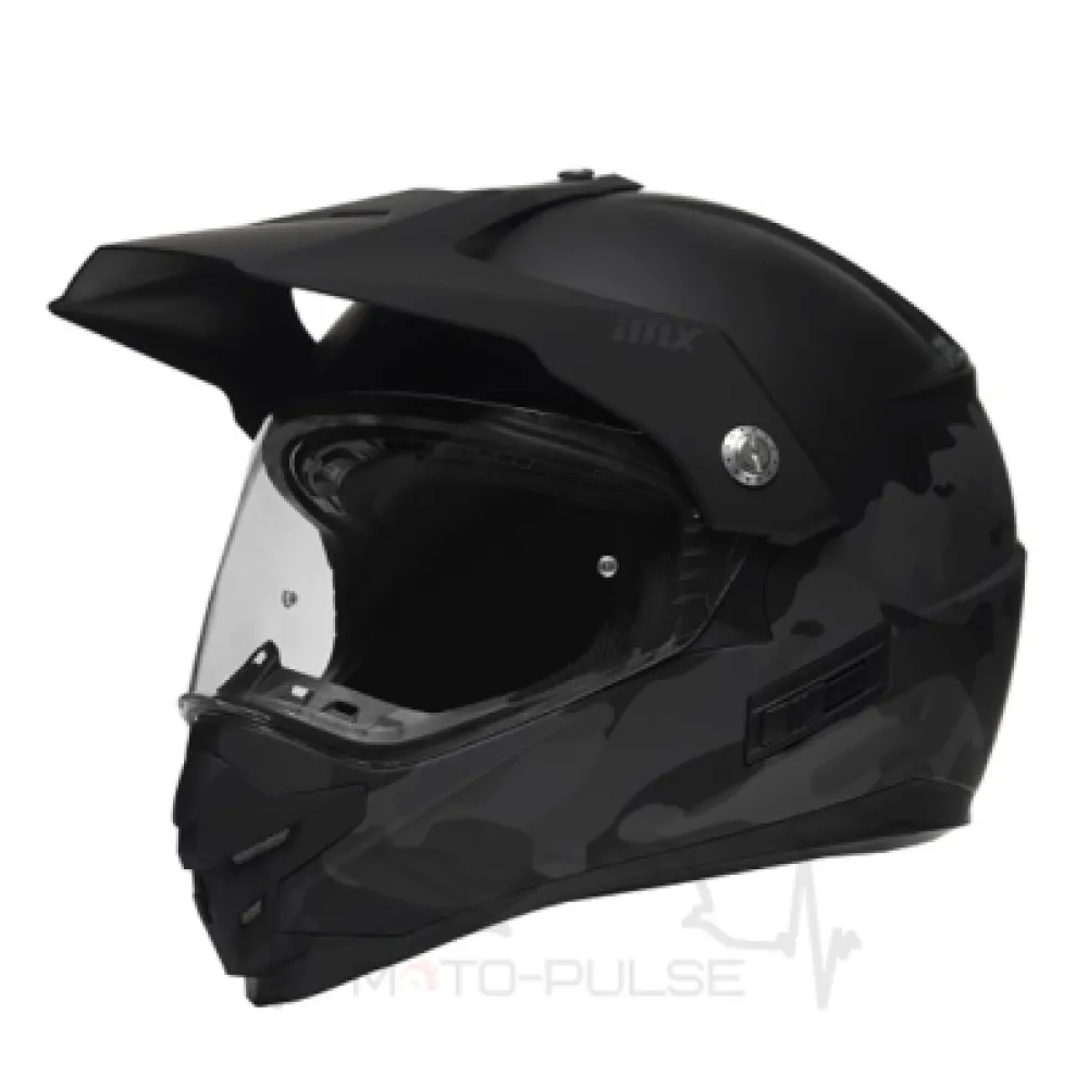 Мотошолом Dual-sport  IMX MTX-01 Black Gloss (M)